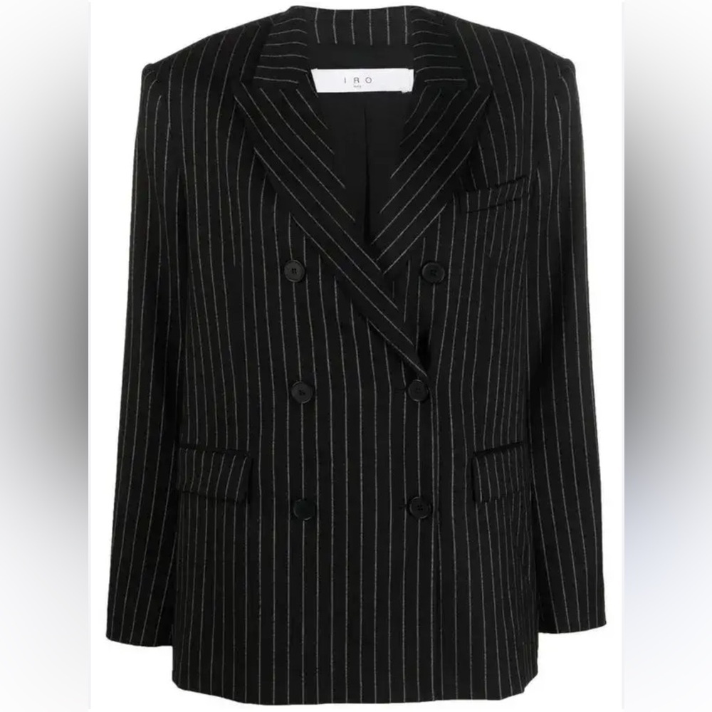IRO Paris Goni Pinstripe Tailored Blazer